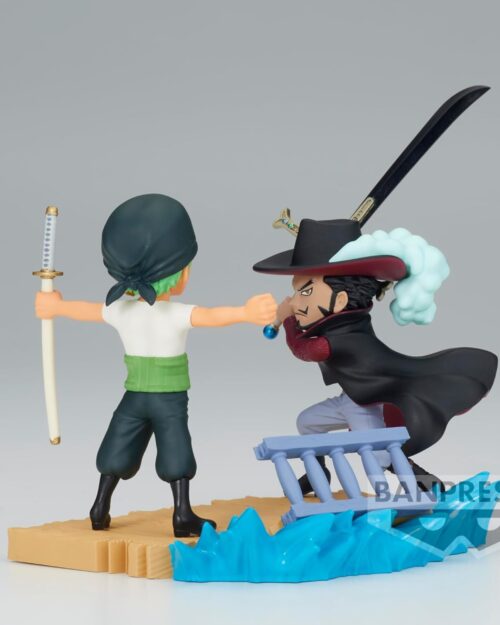Banpresto - One Piece - Log Stories - Roronoa Zoro vs Dracule Mihawk, Bandai Spirits World Collectable Figure - Image 3