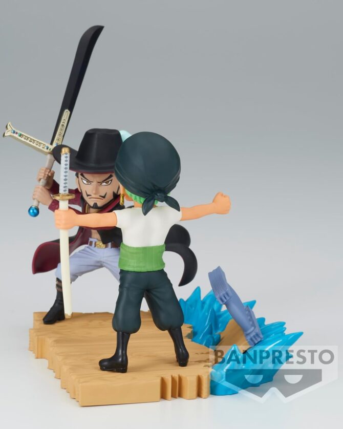 Banpresto - One Piece - Log Stories - Roronoa Zoro vs Dracule Mihawk, Bandai Spirits World Collectable Figure - Image 4