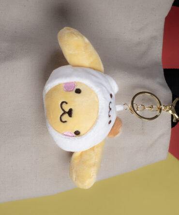 Bunny Pompompurin Sanrio Plushie Keychian