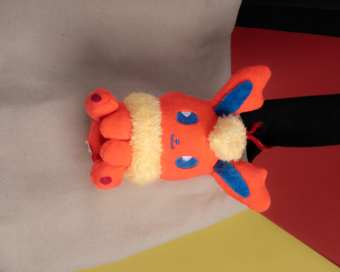 Flareon Plushie Keychain