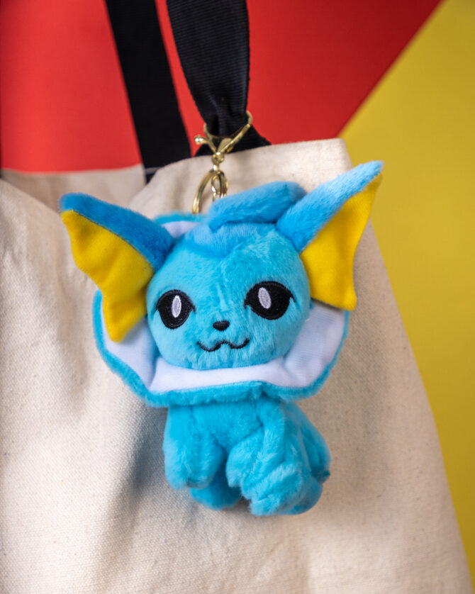Vaporeon Plushie Keychain