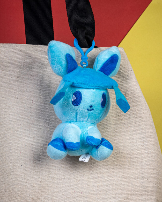 Glaceon Plushie Keychain