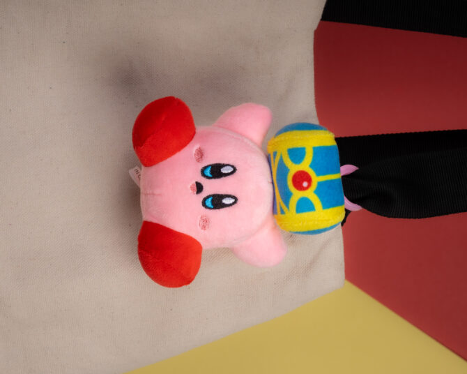 Kirby Treasure-Chest Plushie Keychain