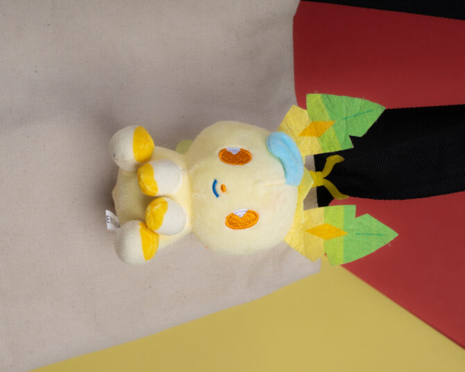 Leafeon Plushie Keychain