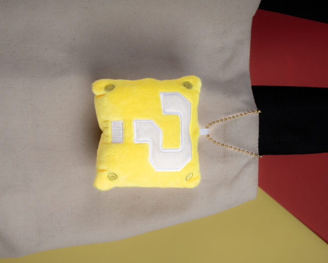 Mario Brick Pouch Plushie Keychain