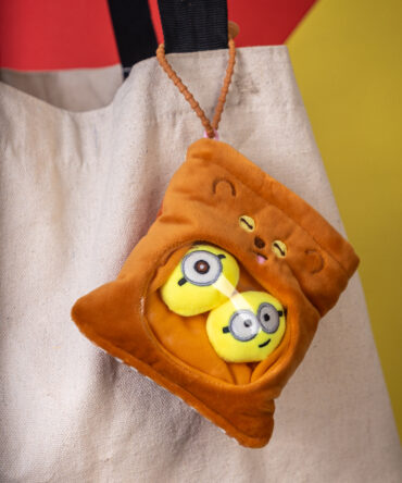 Minion Bob Pouch Plushie Keychain