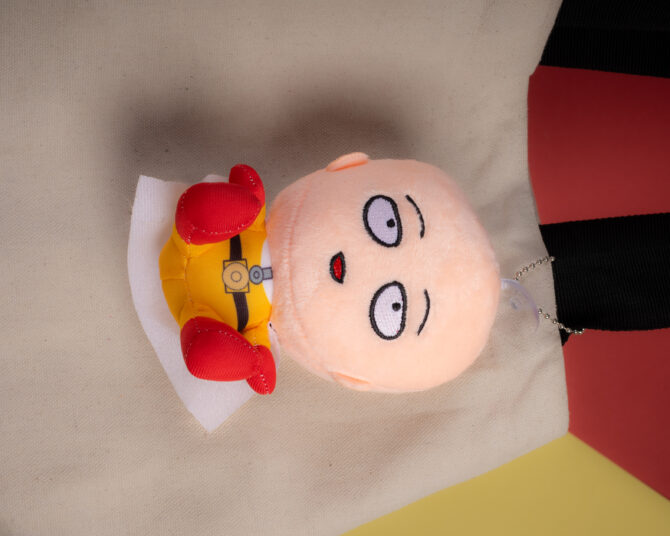 Saitama Plushie Keychain