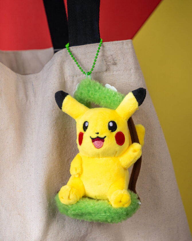 Swinging Pikachu Plushie Keychain