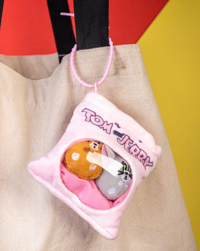 Tom & Jerry Pouch Plushie Keychain