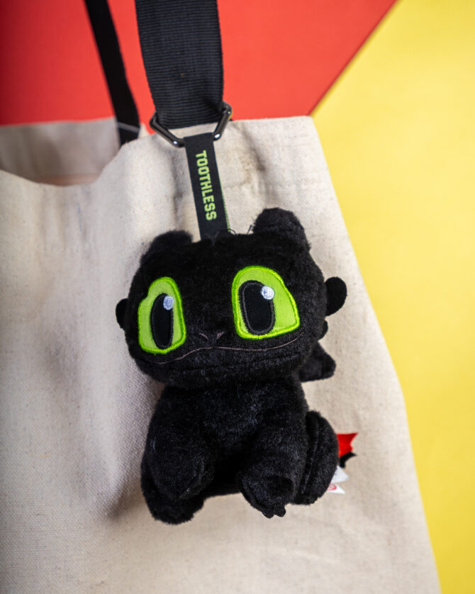 Toothless How to Train Your Dragon Plushie Keychain