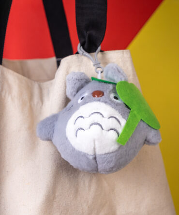 Totoro Leaf Plushie Keychain