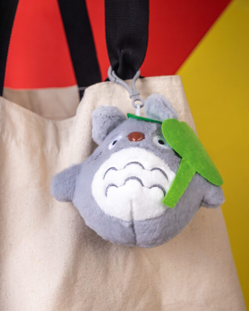 Totoro Leaf Plushie Keychain
