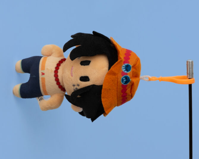 Ace One piece Plushie Keychain