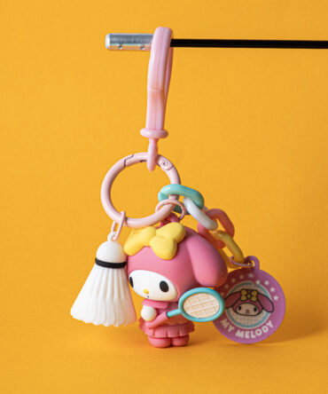 Badminton Star Hello Kitty Keychain