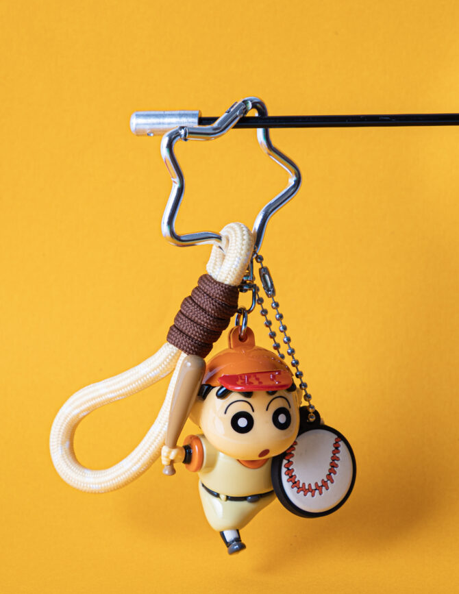 Baseball Star Shinchan Keychain