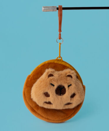 Capybara Coin Pouch Plushie Keychain