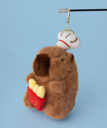 Chef Capybara Plushie Keychain