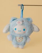 Cinnamanroll Hard Face Plushie Keychain