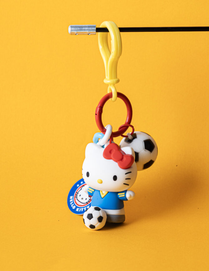 Football Star My Melody Keychain