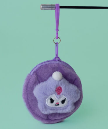 Kuromi Star Coin Pouch Plushie Keychain