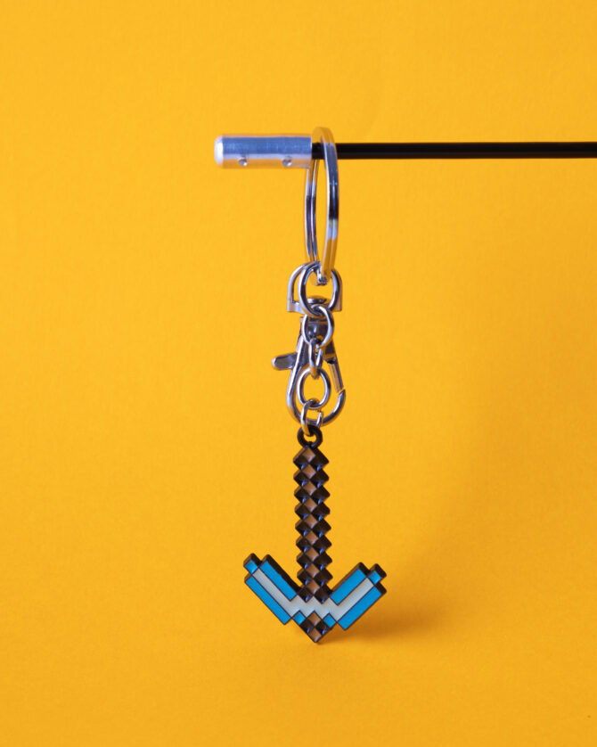 Minecraft Axe Keychain