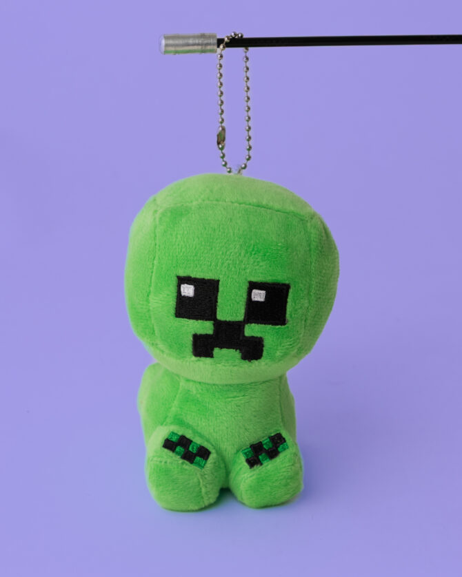 Minecraft Creeper Plushie Keychain