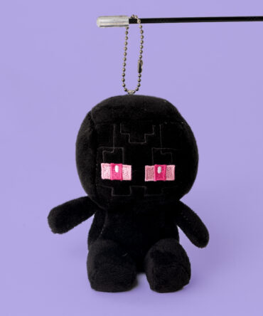 Minecraft Elderman Plushie Keychain