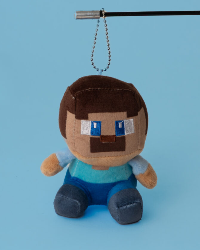 Minecraft Steve Plushie Keychain
