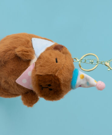 Party Freak Capybara Plushie Keychain