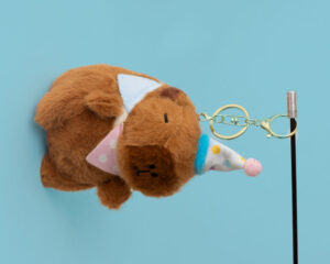 Party Freak Capybara Plushie Keychain