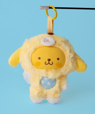 PomPomPurin Hard Face Plushie Keychain