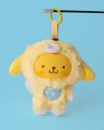 PomPomPurin Hard Face Plushie Keychain