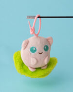 Resting JigglyPuff Plushie Keychain