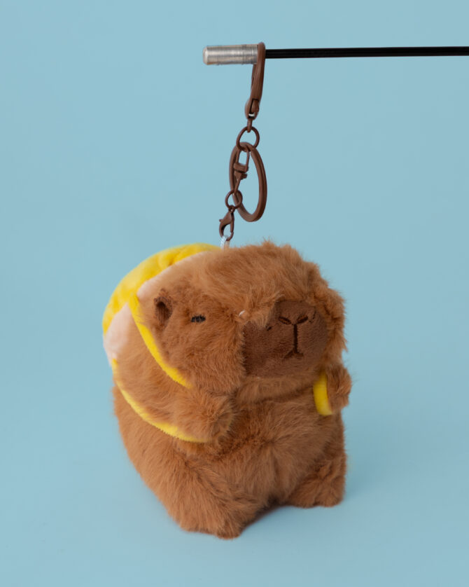 Shinchan Silhouette Plushie Keychain