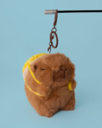 Shinchan Yellow Schoolbag Plushie Keychain