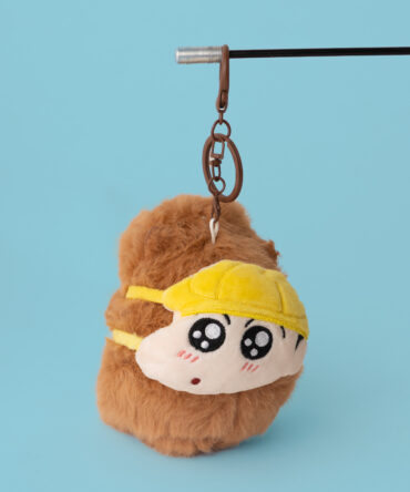 Shinchan Schoolbag Capybara Plushie Keychain