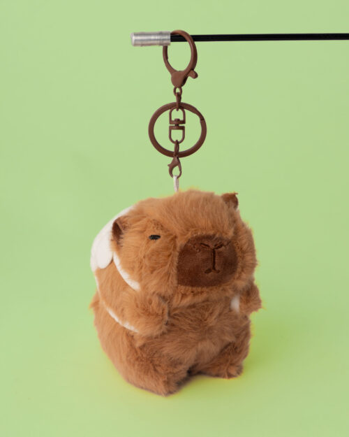 Shiro Schoolbag Capybara Plushie Keychain - Image 2