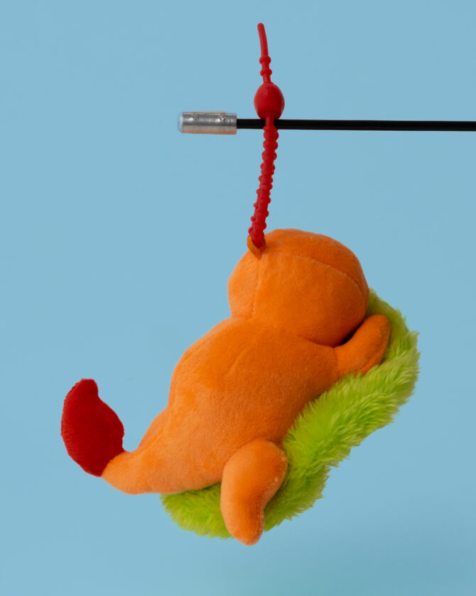 Sleeping Charmander Plushie Keychain