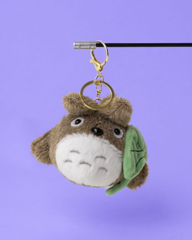 Totoro Leaf Plushie Keychain