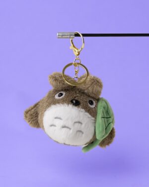Totoro Leaf Plushie Keychain