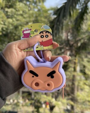 Shinchan Pink-poop Pouch